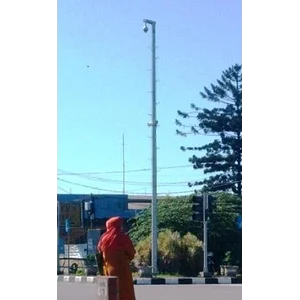 Tiang CCTV Tiang Besi CCTV 4 5 6 7 meter