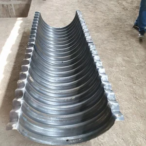 Gorong Gorong Baja Pipa Baja Bergelombang Pipa Aramco Armco Gorong Gorong Besi Galvanis