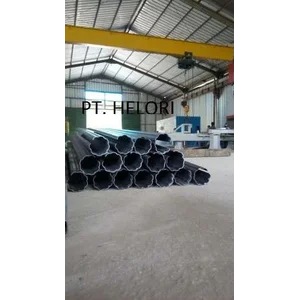 Tiang PJU Oktagonal Model Plum untuk lampu jalan pju