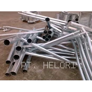 Tiang PJU Octagonal Tiang PJU Hexagonal dan Tiang PJU Bulat