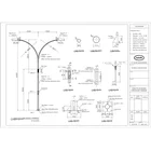 Tiang Lampu PJU 6 Meter Lengan Ganda Parabola Tiang Lampu Jalan 6 Meter Double Ornamen 1