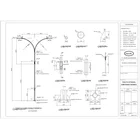 Tiang Lampu PJU 8 Meter Lengan Ganda Parabola Tiang Lampu Jalan 8 Meter Double Ornamen 1