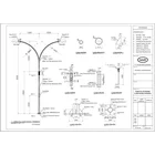 Tiang Lampu PJU 5 Meter Lengan Ganda Parabola Tiang Lampu Jalan 5 Meter Double Ornamen 1