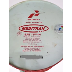 Pertamina MEDITRAN SX 15W-40 CH 4 . Diesel Oil