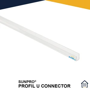 Profil U Penutup Atap Polycarbonate