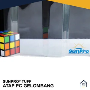 SUNPRO TUFF Corrugated Polycarbonate Roof - 10 Year Weather Warranty