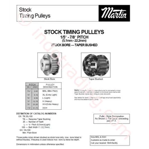 Timing Pulley Martin