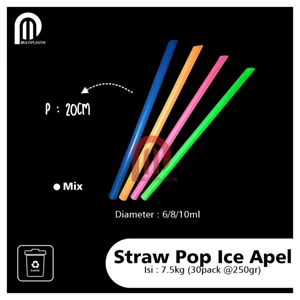 Sedotan Pop Ice Apple 6/8/10Ml