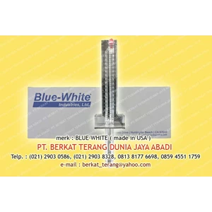 Flow Meter Blue White 6 Inch Type F-30600P
