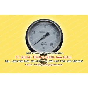NAGANO PRESSURE GAUGE 4 Inch 20K