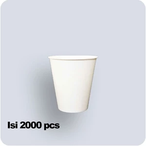 6.5Oz Hot Paper Cup - White Polos