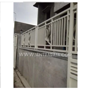 Pagar Besi Minimalis Holo 4X4
