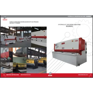 Mesin Potong Besi Merk Hectmac Plat Hydrolic System