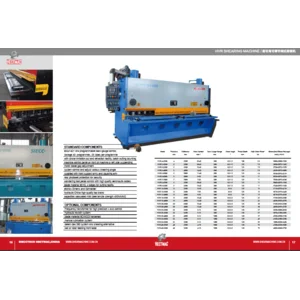 Mesin Potong Besi Merk Hectmac Plat Hydrolic System