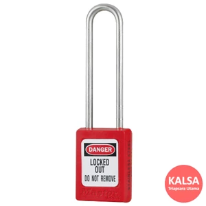Gembok Safety Master Lock S33LTRED Keyed Different Zenex Snap Lock