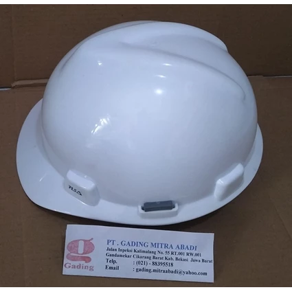 Dari Helm Safety Proyek Merk Nsa - Putih 0