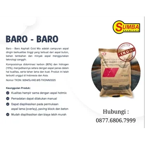 ASPAL INSTAN COLD PATCHING BARO BARO (Aspal Karet)
