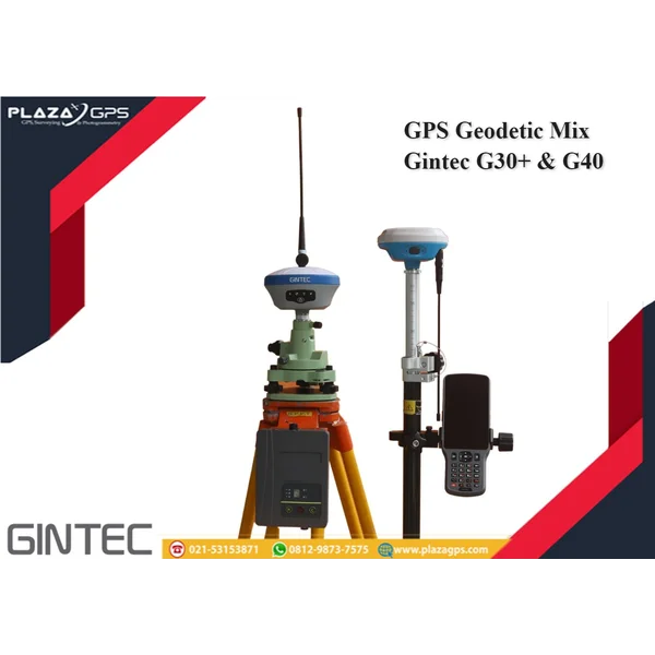 GPS Geodetic Mix Gintec G30 Plus + Gintec G40