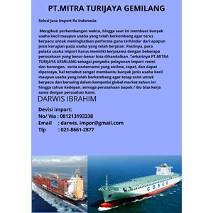 jasa import By PT MITRA TURIJAYA GEMILANG