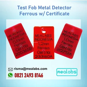 Test Piece Metal Detector / Kalibrator / Test Sample / Fob Ferrous