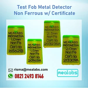 Test Piece Metal Detector / Kalibrator / Test Sample / Non Ferrous