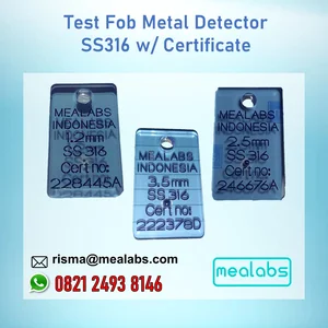 Test Piece Metal Detector / Kalibrator / Test Sample / SS316