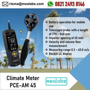 Alat Ukur Kecepatan Udara Climate Meter PCE-AM 45 