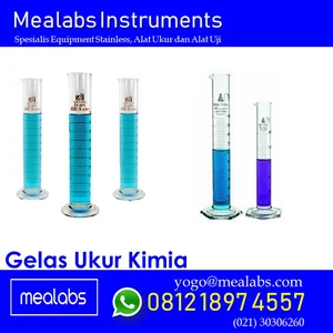 Gelas ukur laboratorium kimia Lemari Asam