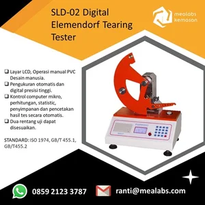 Mesin Uji Ketahanan Sobek Kertas/Plastik Mesin Pembuat Kemasan