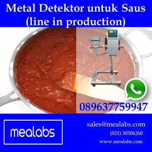 metal detector untuk saus sachet Detektor Logam