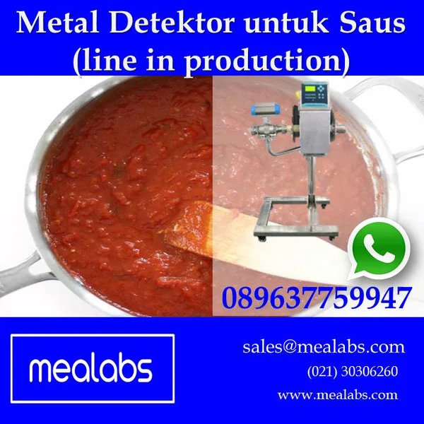 metal detector untuk saus sachet Detektor Logam