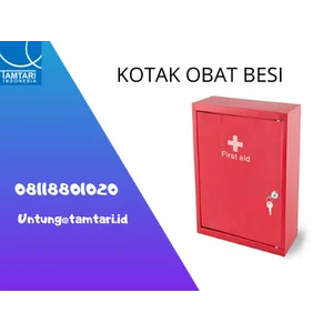kotak P3K besi kecil sedang besar P3K