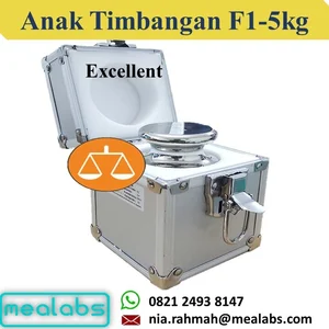 Anak Timbangan F1 Sertifikat KAN Anak Timbangan Kalibrasi 5kg