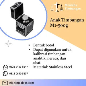 Anak Timbangan Kalibrasi 500g Bobot Kalibrasi F1 500g