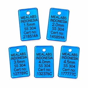 Calibration Test Sample untuk Metal Detector Metal Detector Test Sample Alat Laboratorium Umum