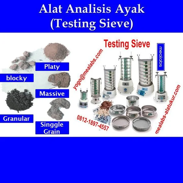  Alat Ayakan Batu Test Sieve