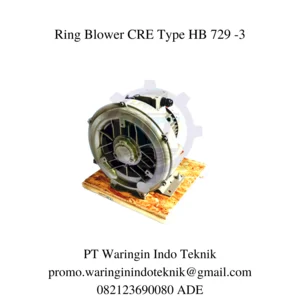 Ring Blower CRE Type HB 729 -3 Air Turbine Blower