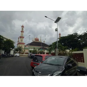 Lampu Jalan Led Tenaga Surya Pjuts Lithium Sni Tkdn