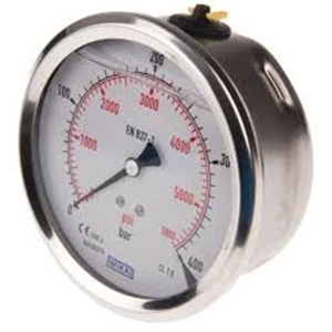 Pressure Gauge Stainless Case Back Connection