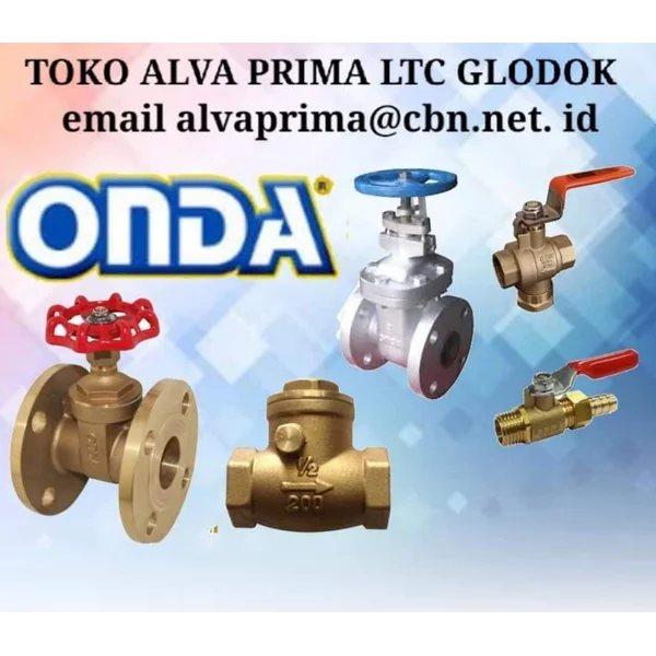 Solenoid Valve ONDA PT ALVA PRIMA ONDA GATE VALVE ONDA CHECK VALVE