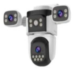 CCTV Wireless Kamera PTZ Tahan Air 3 Lensa