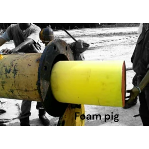 Foam PIG untuk membersihkan kotoran dalam pipa