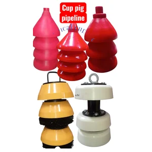Cup pigging cleaner pipeline migas