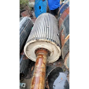 Karet lagging lapisan pulley conveyor