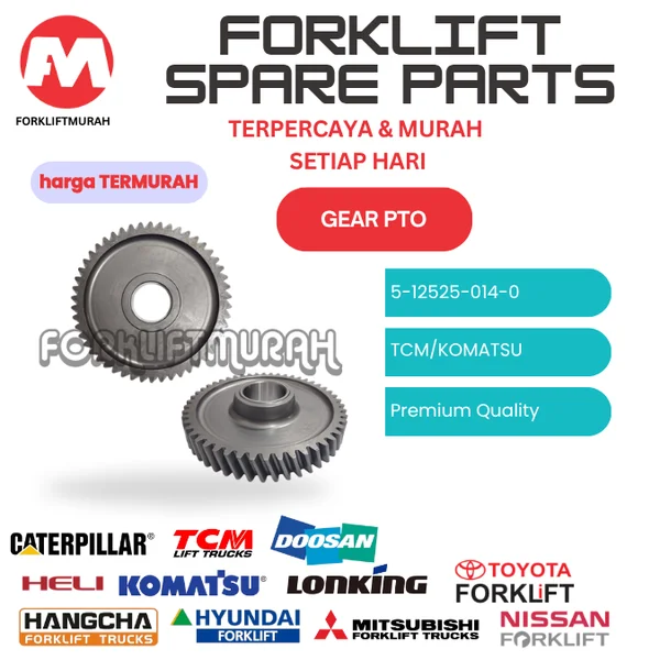 GEAR PTO 5-12525-014-0 FORKLIFT KOMATSU