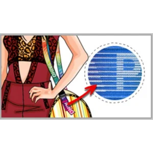 Tali Webbing Sublimation Print On Micro-Fiber