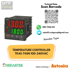 Autonics Temperature Controller TK4S-T4SN 100-240VAC Standar Tipe
