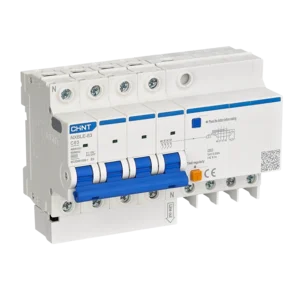 Residual Current Circuit Breaker (RCBO) Chint NXBLE-63 4P 6A 10A 16A 20A 25A 32A 40A 50A 63A (30mA) 6kA
