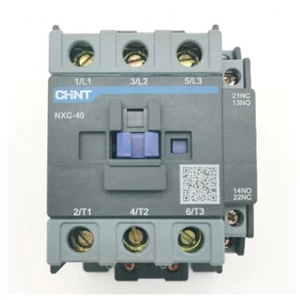 Contactor Chint NXC - 40 18.5kW 3P 220V - (1NO + 1NC)