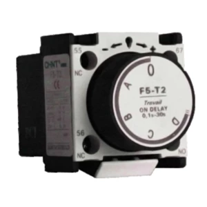 Auxiliary Contactor On Delay Timer Chint F5-T2 NC1